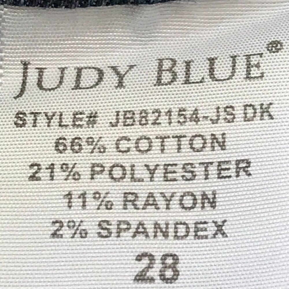 Judy Blue Capri Fit Jeans Women 28 Blue Mid Rise Dark Wash Stretch Preppy 18751 - Picture 12 of 14